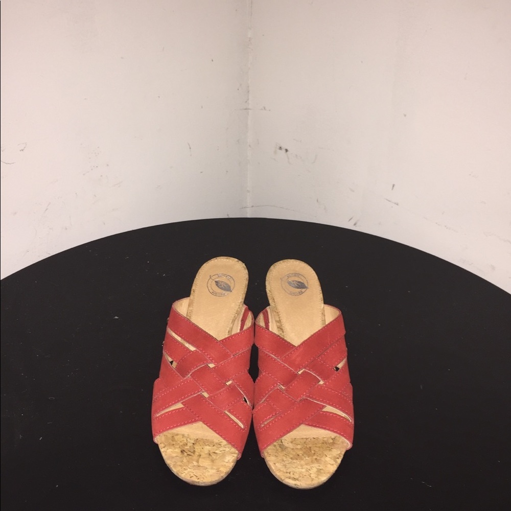 Red Suede Sandals